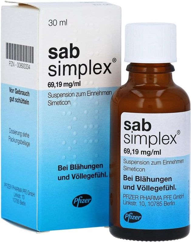 Sab Simplex - 30ml - Laxeermiddel - Helpt Tegen Darmkrampjes Baby