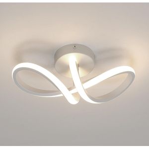 Goeco Plafondlamp - 30cm - Medium - 16W - LED - 8 Gebogen Plafondlamp - 4500K - Neutraal Licht - Voor Slaapkamer Woonkamer Eetkamer