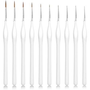 10-delige kwastenset voor gedetailleerd schilderen