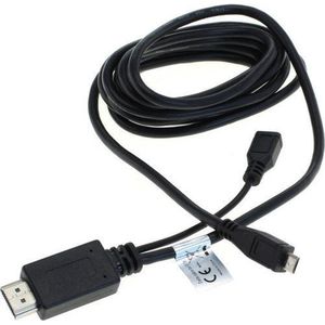 OTB HDMI-adapterkabel Voor Samsung EIA2UHUN / HTC M490 - MHL - zwart
