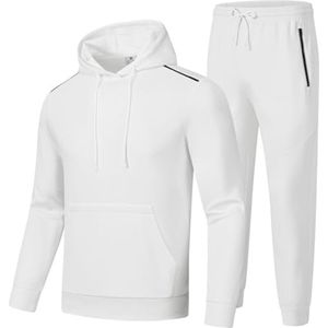 Modieus Trainingspak voor Heren - 2-delig Hoodie en Sportbroek - Ademend en Comfortabel