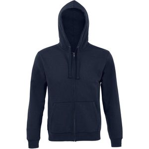 SOLS Heren Spike Full Zip Hooded Sweatshirt (Franse marine)