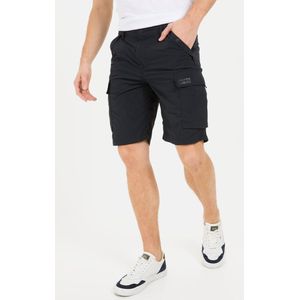 camel active Cargoshort in een relaxed fit - Maat menswear-33IN - Donker Blauw