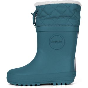 Druppies Winterlaarzen Kinderen - Regenlaarzen Gevoerd - Petrol - Maat 21