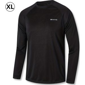 Bovista Rash Guard - Surf Shirt - Zwemkleding - UV Beschermende Kleding - Voor Zwemmen - Surfen - Duiken - Zwart - Maat S