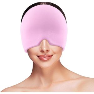 CRLYN® Migraine Masker - Hoofdpijn Muts - Directe Verlichting - Roze