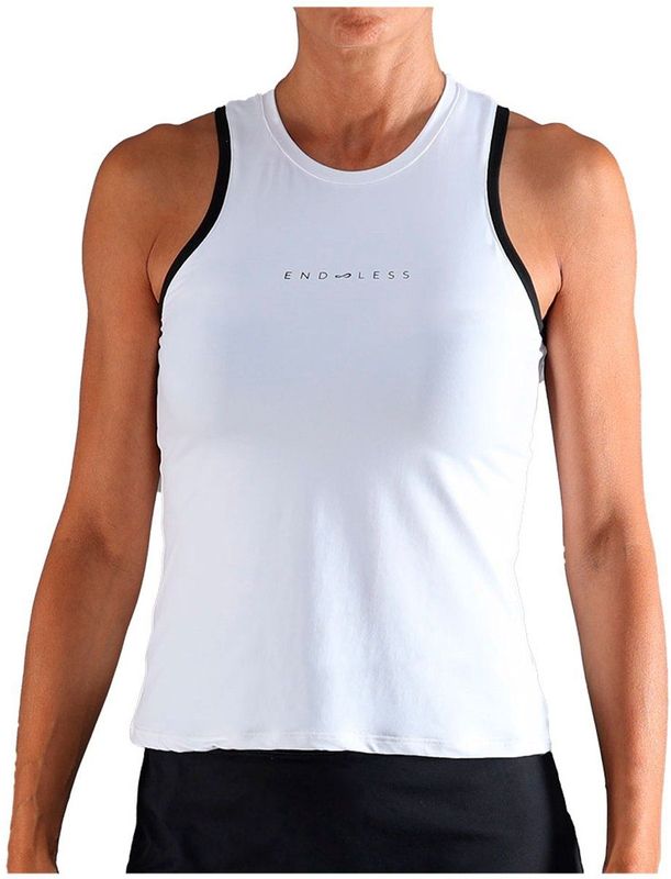 Endless - Essential - Mouwloos T-shirt - Wit