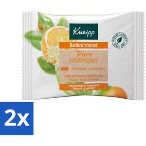 Kneipp - Badbruistablet - Oranje lindebloesem - Voordeelverpakking - 2 stuks