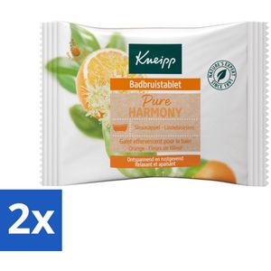 Kneipp - Badbruistablet - Oranje lindebloesem - Voordeelverpakking - 2 stuks