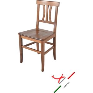 Tommychairs Artemisia - Eetkamerstoel - 1 Stuk - Licht Walnoot - Hout