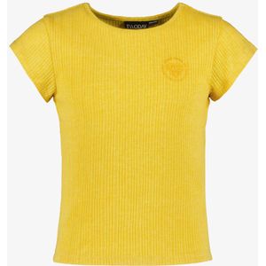 TwoDay meisjes T-shirt geel - Maat 170