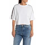 Replay - W3798P.000.23608P - T-shirt - Wit - Korte Mouwen