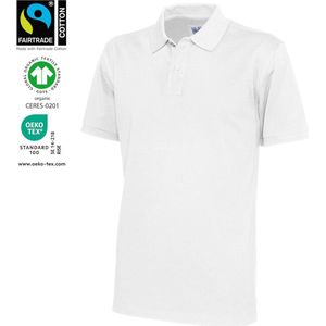 Cottover POLO PIQUE MAN - GOTS GECERTIFICEERD 141006 - Wit - 4XL