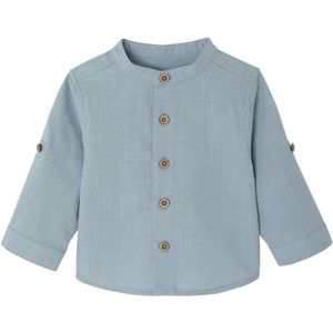 Vertbaudet - Babyhemd - Katoen - Met Opgerolde Mouwen