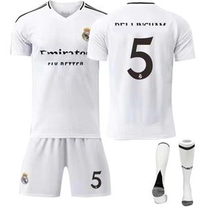 Voetbaljersey voor Kinderen – Voetbalshirt met Shorts en Sokken – Maat L (140-150 CM)