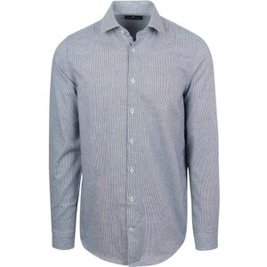 Steppin' Out Overhemd Flanel Pepita Blauw - Maat S - Heren - Casual Shirt