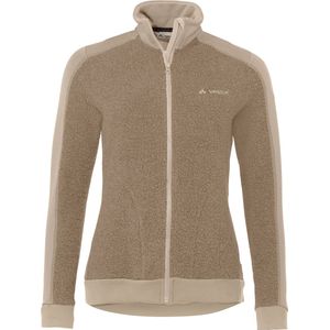 Vaude Women's Skomer Wool Fleece Jacket - Outdoorvest - Dames - Beige/bruin - Maat 42