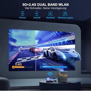 Mini Projector met Elektrische Focus en Automatische Trapeziumcorrectie