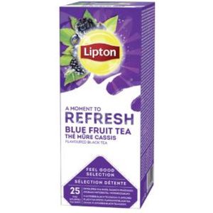 Thee lipton refresh blue fruit tea 25x1.5gr | Pak a 25 stuk