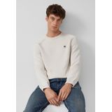 Gebreide Trui - Katoen - Ronde Hals - Raglanmouwen - Normale Pasvorm