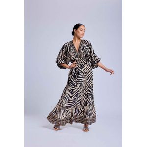 David - Touch Of India Maxi Dress - maat XL - Meerkleurig