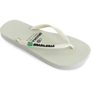 Brasileras Slippers dames- Wit- 34/35