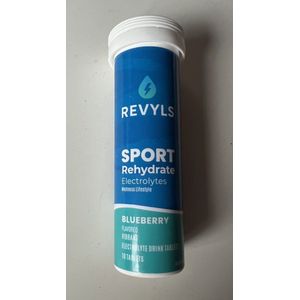 Revyls Sportdrank tabletten - Bosbes - per 10 stuks - Electrolytes - 90% minder suiker