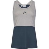 Head Racket Padel Tech Mouwloos T-shirt Blauw Grijs L Vrouw