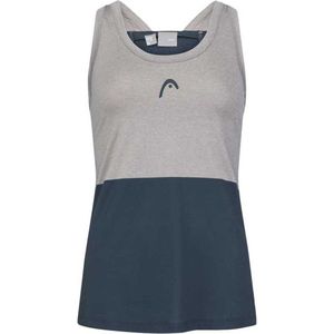 Head Racket Padel Tech Mouwloos T-shirt Blauw Grijs L Vrouw