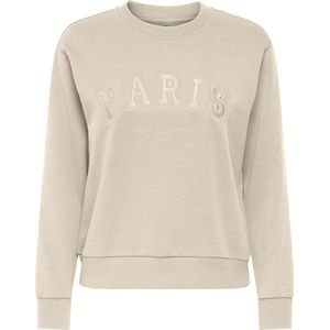 Jacqueline de Yong Trui Jdyparis Emb Sweat Jrs 15221015 Tapiuca/tone In To Dames Maat - M