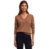 FALKE - Luxury Classic - Kasjmier Trui - Bruin