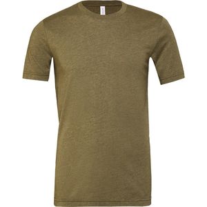 Bella+Canvas Unisex Heather CVC Short Sleeve Tee CV3001CVC - Heather Olive - XL