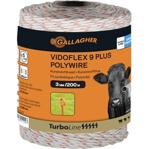 Gallagher Schrikdraad (200 Meter / Wit) - Vidoflex 9 Plus