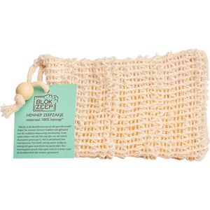 Blokzeep Zeepzakje Natuurlijk Hennep