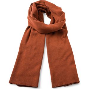 Sidegren Oranje sjaal van gerecycled katoen voor heren