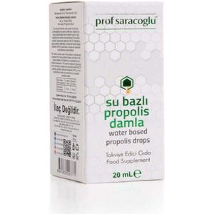 Prof Saracoglu Propolisdruppels op waterbasis