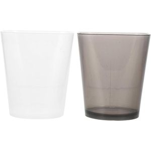 Zeynomax - Maatbekers set voor het verven en mengen van haar - Ideaal voor kleurspray en vloeibare haarkleur - Duidelijke schaal - Gedoseerde bekers met handvat