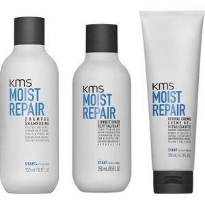 KMS Moist Repair Voordeelset - Shampoo - Conditioner - Revival Cream