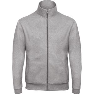 B&C ID.206 Full Zip Sweatjacket CGWUI26 - Heather Grey - L