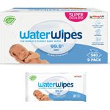 WaterWipes Billendoekjes Bio - 9 x 60 stuks - 540 doekjes