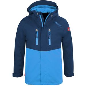 Trollkids - Nusfjord - Jas - Blauw - Waterdicht - 92 cm