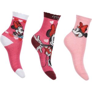 Minnie Mouse - sokken Minnie Mouse - 3 paar - maat 23/26