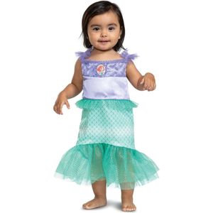 Smiffys - Disney The Little Mermaid Ariel Classic Kostuum Jurk Kinderen - 12-18 maanden - Multicolours