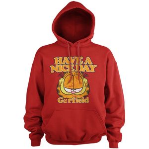 Garfield Have A Nice Day Hoodie Red-2XL