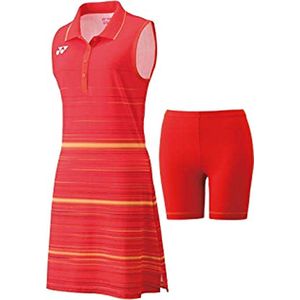 Yonex tennis badminton sport jurk - rood / geel - maat M