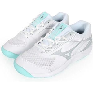 Mizuno - Cyclone Speed 5 - Indoorschoenen - Wit - Grijs - Blauw