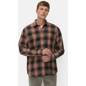 camel active - Shirt - Kaneel - Lange Mouwen - Met Borstzakken