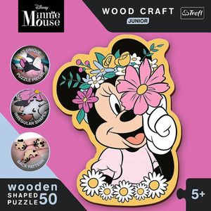 Houten Puzzel Junior - Minnie Mouse (50 st) - In Minnie's World