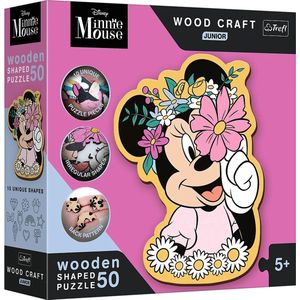 Houten Puzzel Junior - Minnie Mouse (50 st) - In Minnie's World