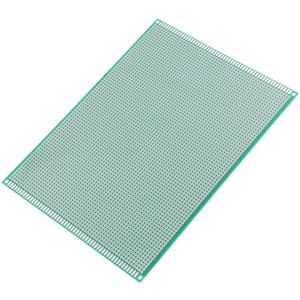 15 x 20 cm groene universele printplaat voor zelf te maken projecten - 1 stuk, 1,6 mm dik, enkelzijdig